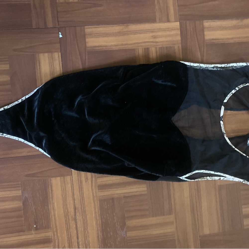 Victoria's Secret Black Velvet Chemise